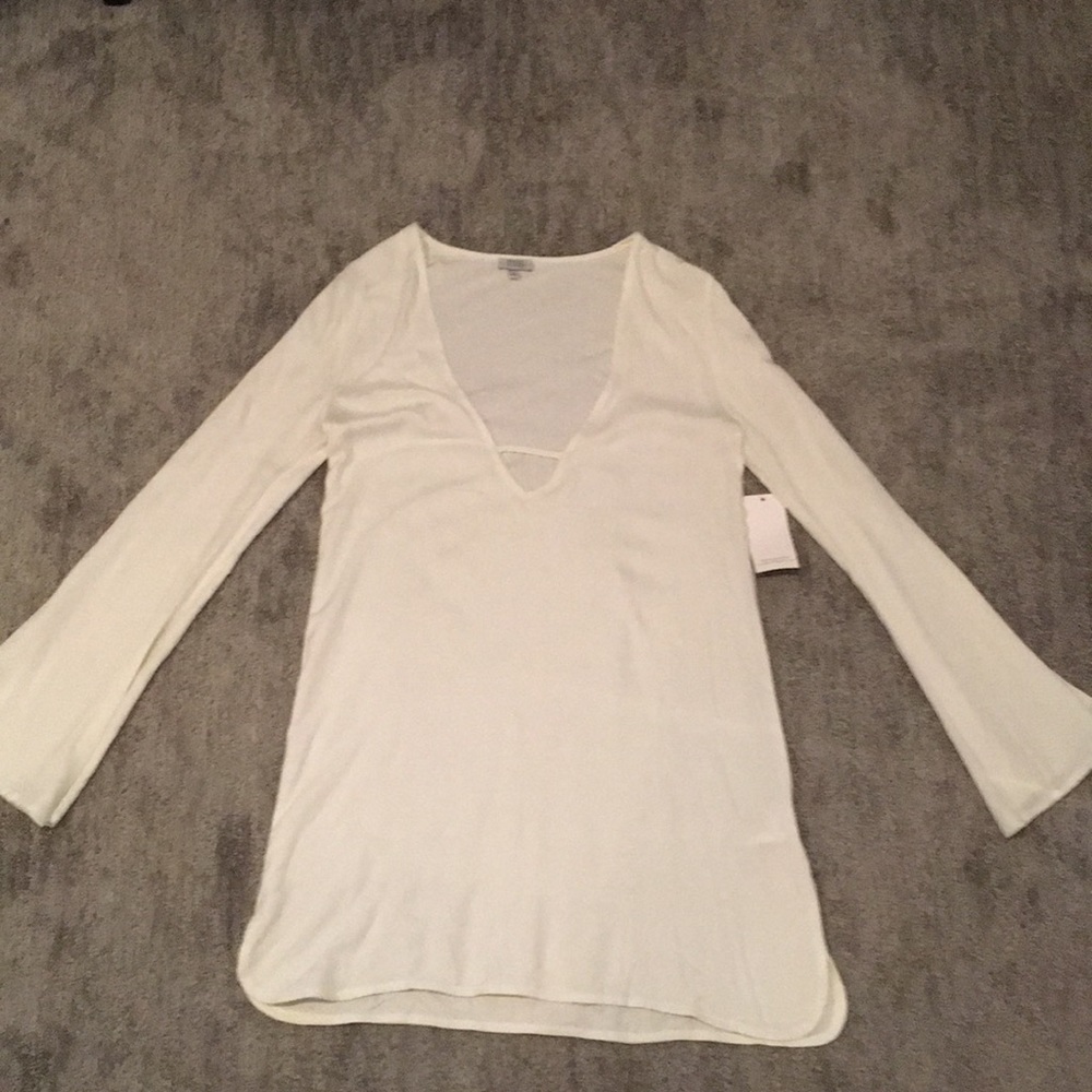 Off-white Linen Dress